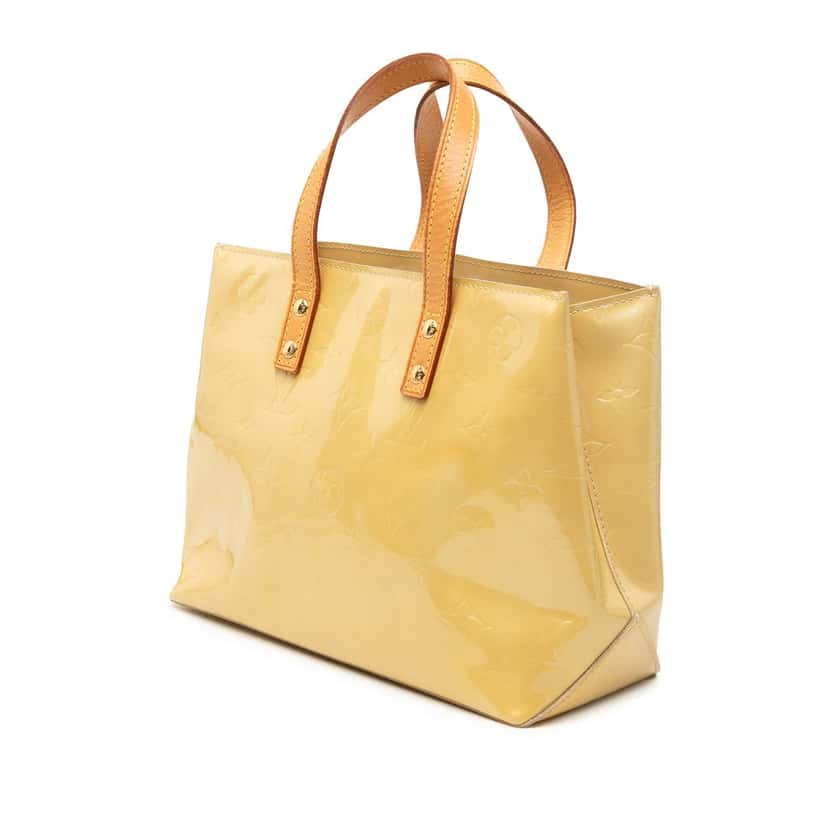 Louis Vuitton Monogram Vernis Reade PM Beige Leather Very good condition - Back View