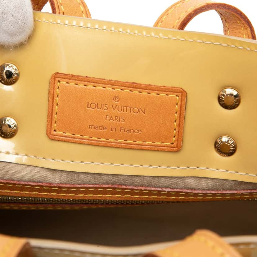 Louis Vuitton Monogram Vernis Reade PM Beige Leather Very good condition - Box View