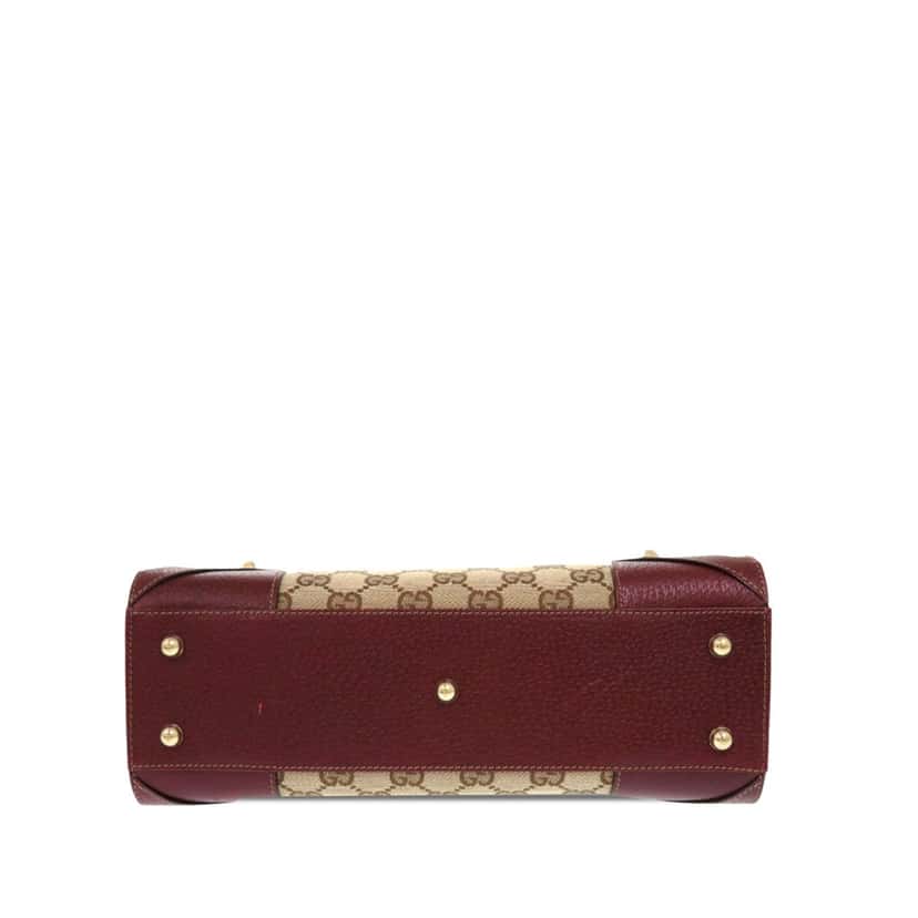 Gucci GG Canvas Nailhead Handbag Beige Very good condition - Inside View