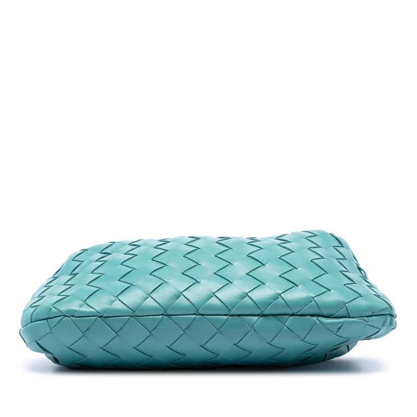 Bottega Veneta Mini Nappa Intrecciato Jodie Blue Leather Very good condition - Inside View