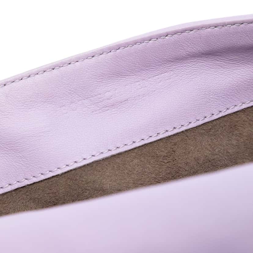 Bottega Veneta Nappa Intrecciato Flap Crossbody Purple Leather Very good condition - Box View