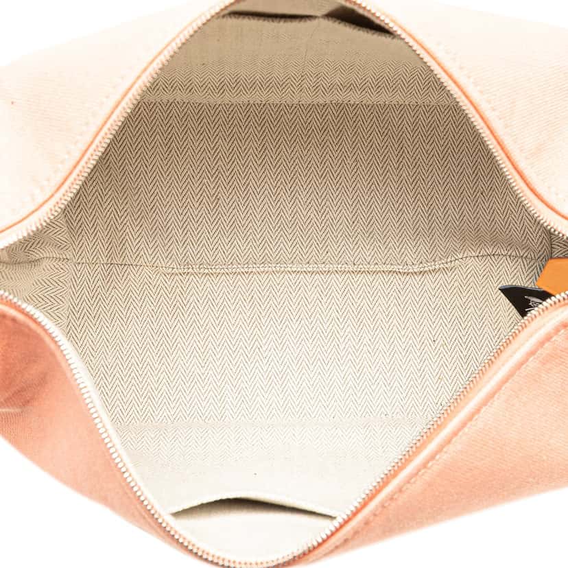 Hermès Small Canvas Bride A Brac Case Pink Very good condition - Model View