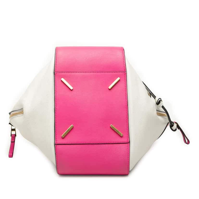 Loewe Small Bicolor Calfskin Hammock Bag Pink Leather Very good condition - Inside View