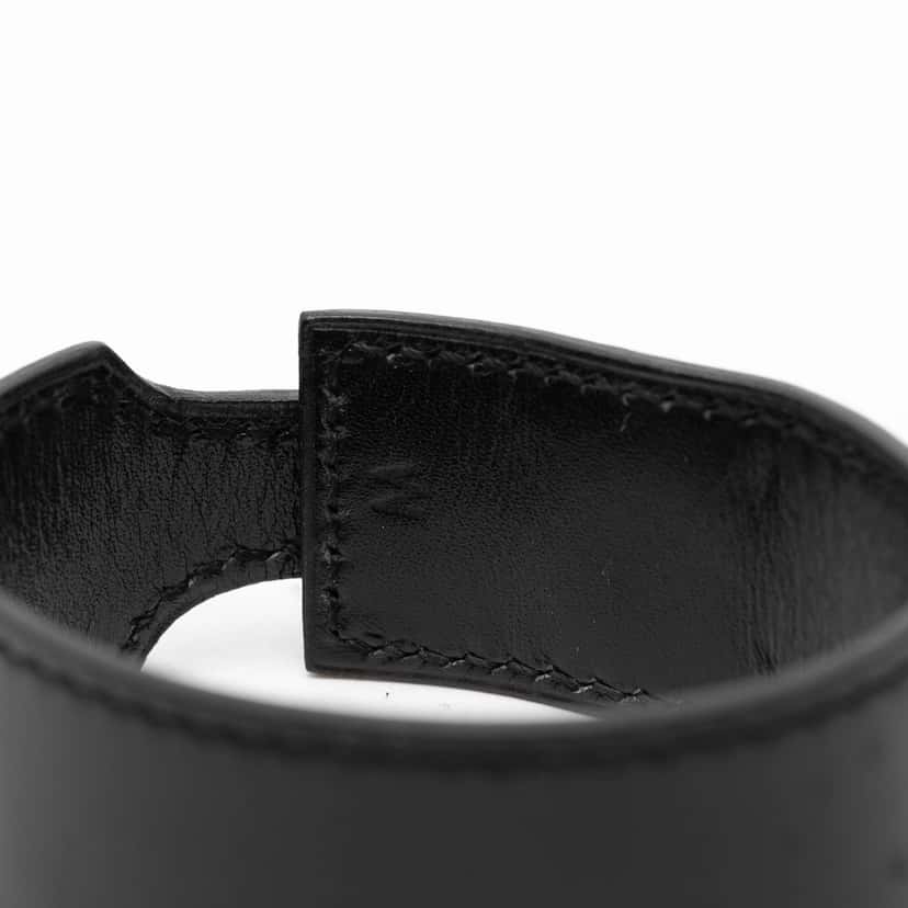 Hermès Leather Artemis Bracelet Black Leather Very good condition - Box View