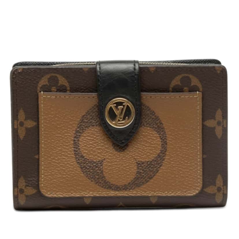 Louis Vuitton Monogram Giant Reverse Juliette Wallet Brown Very good condition - Front View
