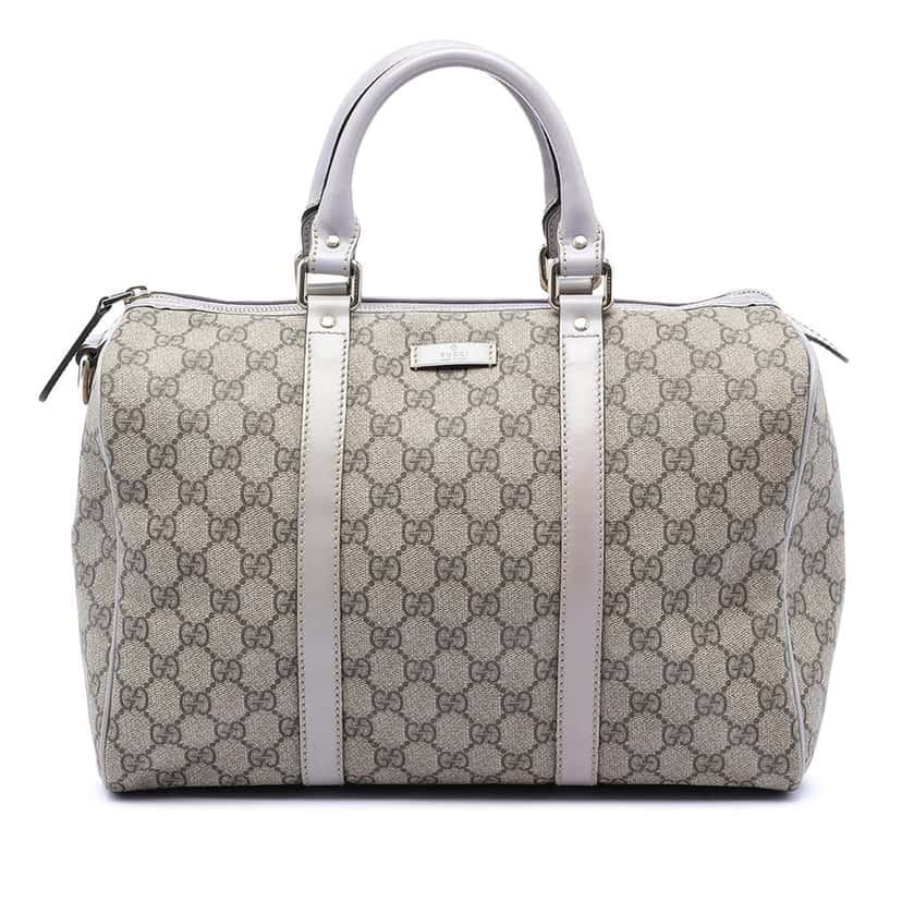 Gucci Medium GG Supreme Joy Boston Bag Beige Very good condition - Front View