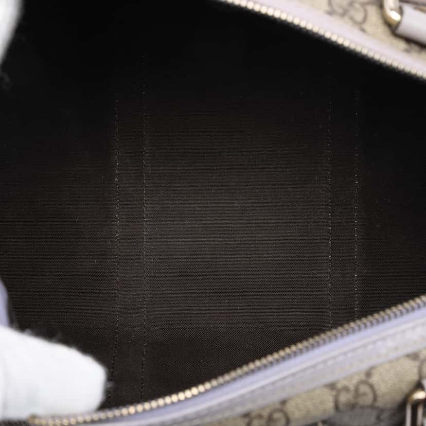 Gucci Medium GG Supreme Joy Boston Bag Beige Very good condition - Model View