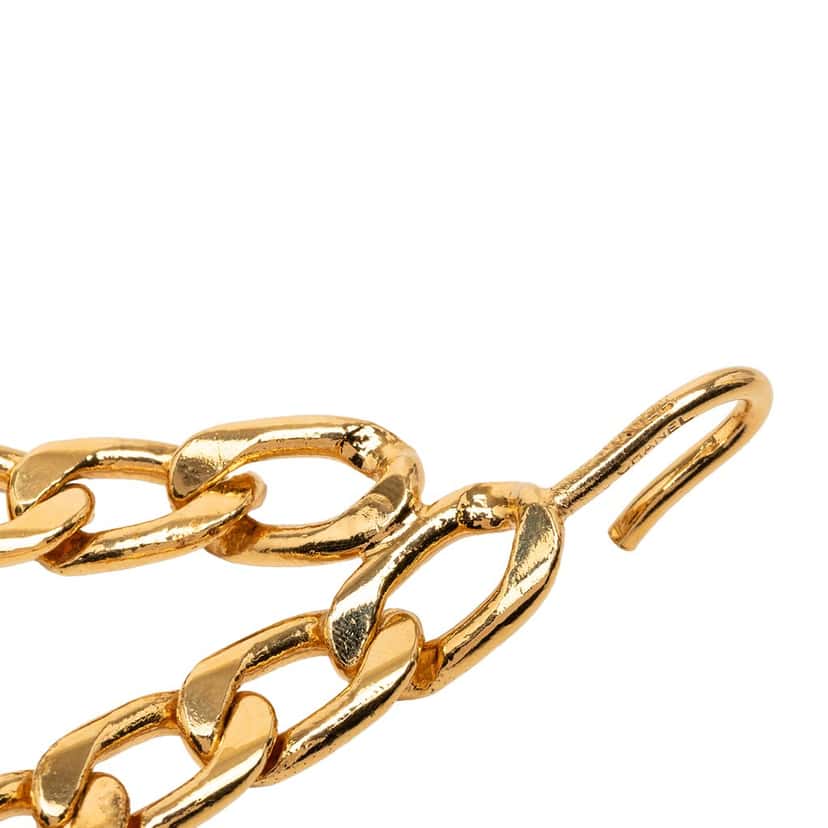 Chanel Gold Plated CC Medallion Chain Belt Gold Metal Very good condition - Box View