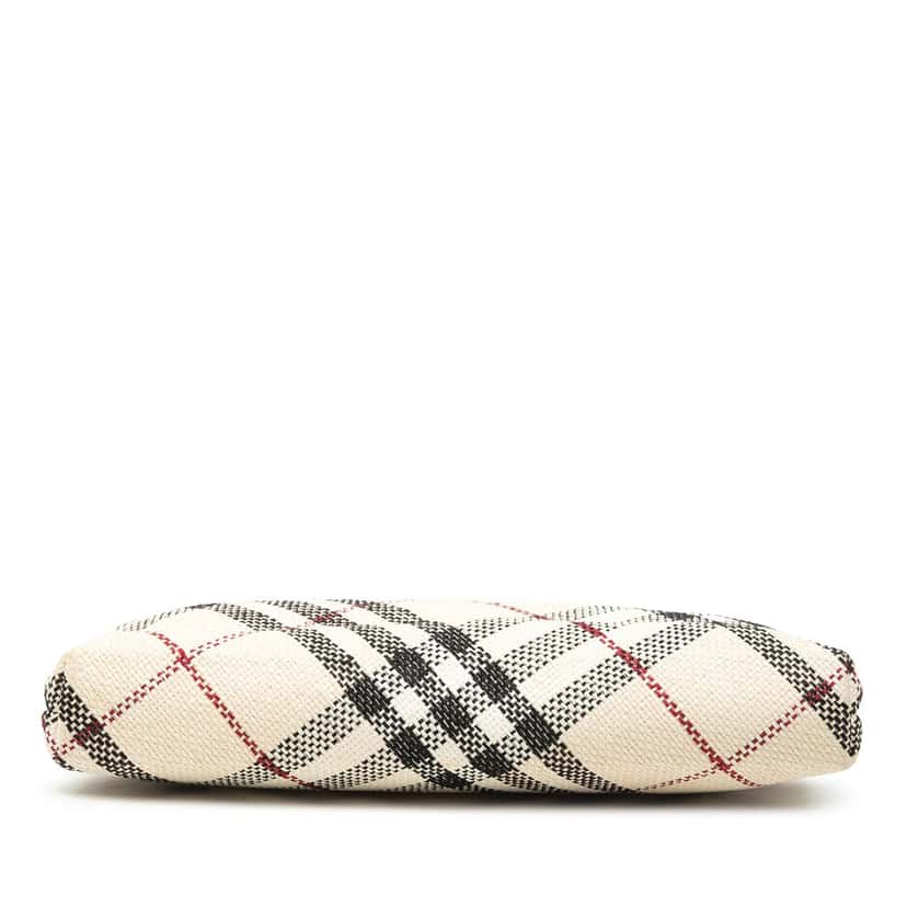 Burberry Supernova Check Canvas Shoulder Bag Beige Very good condition - Inside View