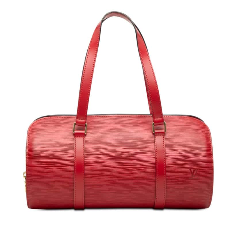 Louis Vuitton Epi Soufflot Red Leather Very good condition - Front View