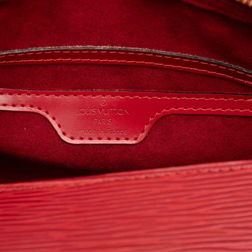 Louis Vuitton Epi Soufflot Red Leather Very good condition - Box View