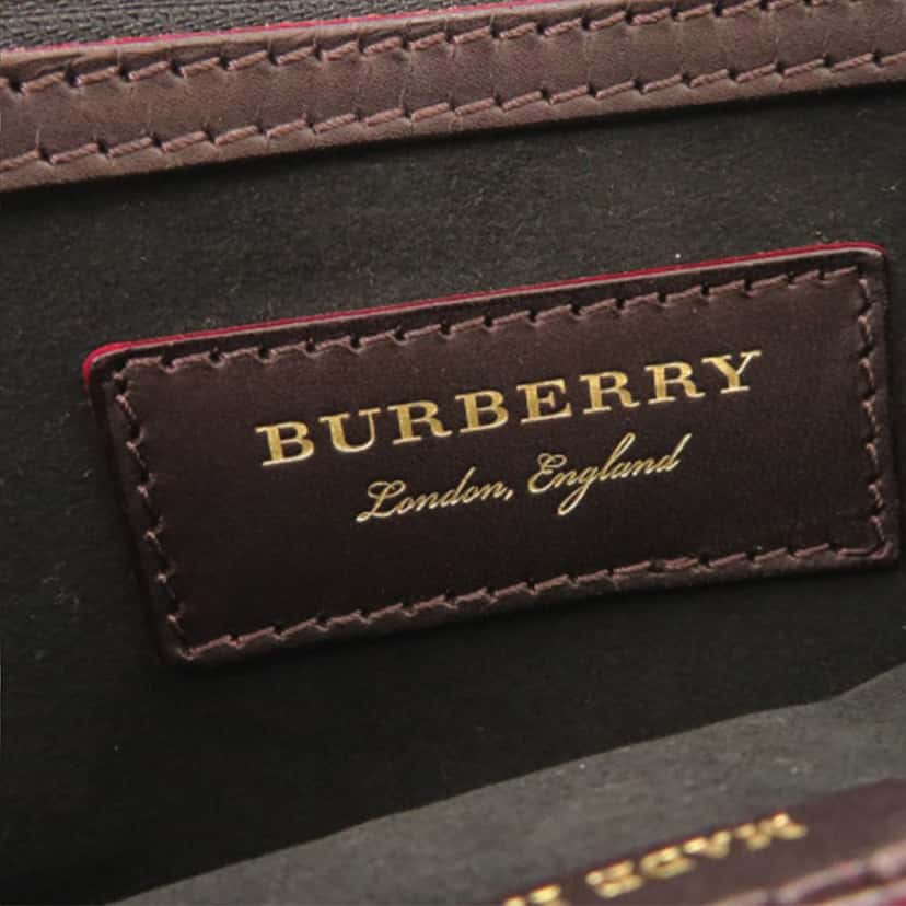 Burberry Leather Bridle Crossbody Brown Leather Very good condition - Box View