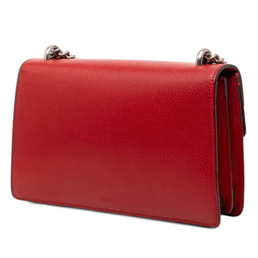 Gucci Medium Leather Dionysus Shoulder Bag Red Leather Very good condition - Back View