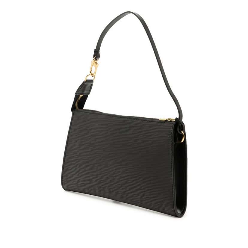 Louis Vuitton Epi Pochette Accessoires Black Leather Very good condition - Back View