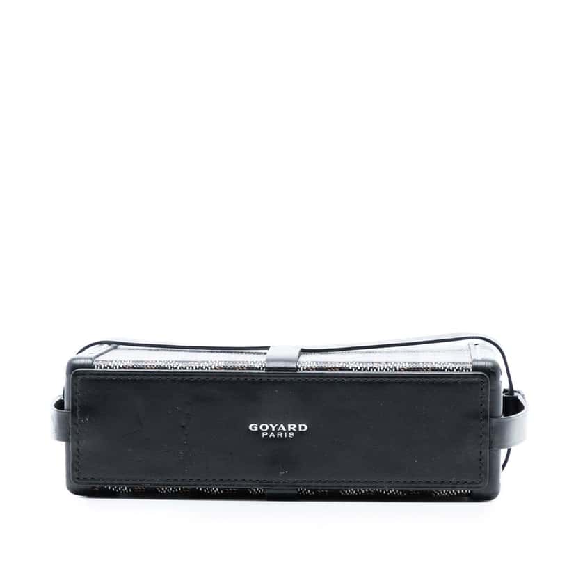 Goyard Goyardine Minaudiere Trunk Bag Black Very good condition - Inside View