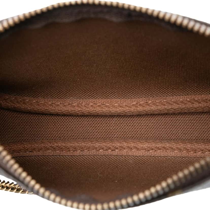 Louis Vuitton Monogram Mini Pochette Accessoires Brown Very good condition - Model View