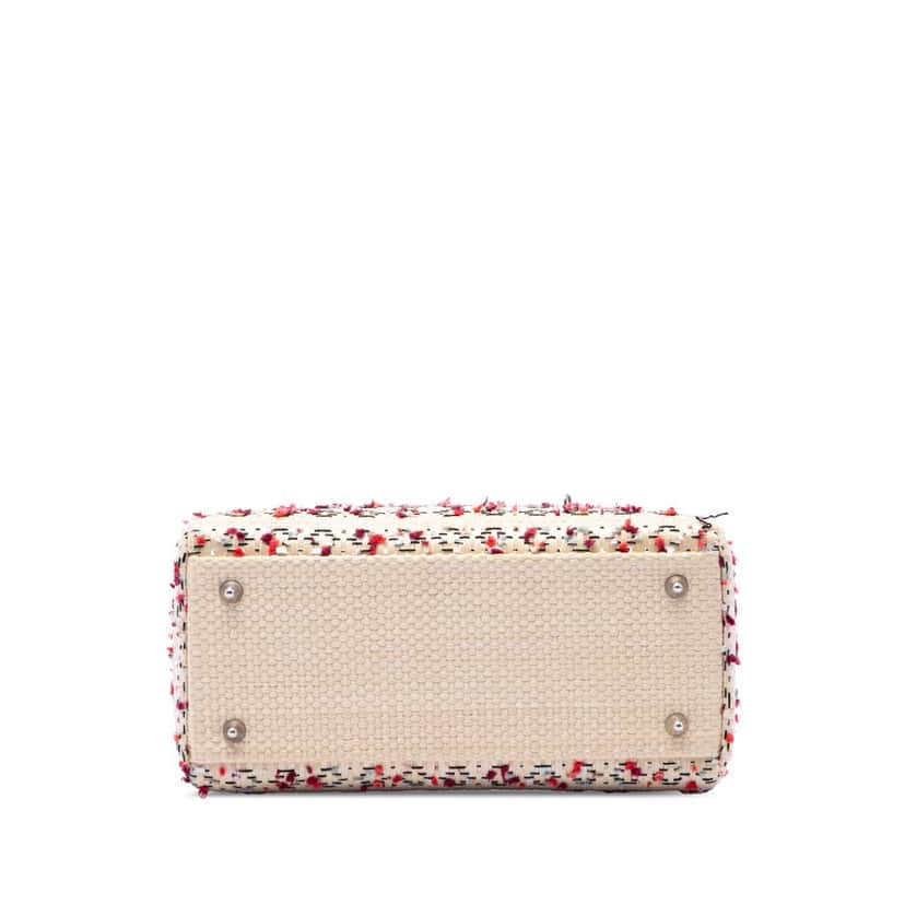 Dior Medium Woven Raffia Lady Dior Beige Very good condition - Inside View