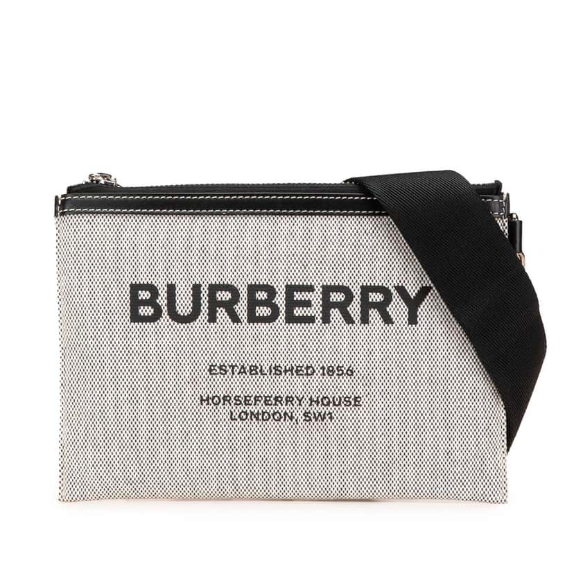 Burberry Canvas Horseferry Print Callum Crossbody Other Very good condition - Front View