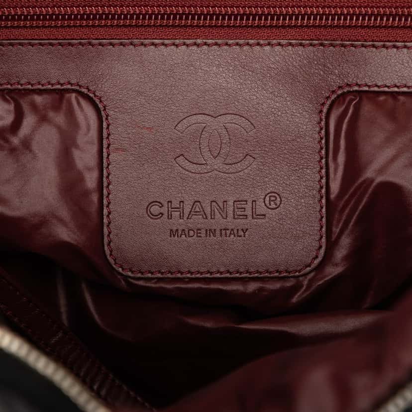 Chanel Large Quilted Nylon Reversible Coco Cocoon Tote Black Very good condition - Box View