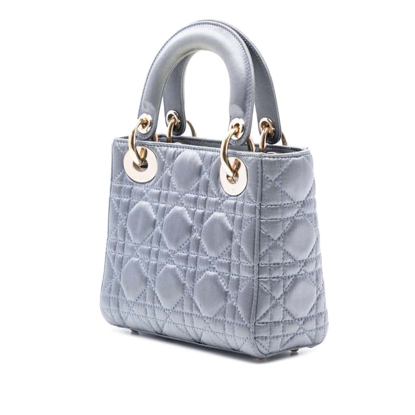 Dior Mini Satin Cannage Swarovski Crystal Lady Dior Other Very good condition - Back View
