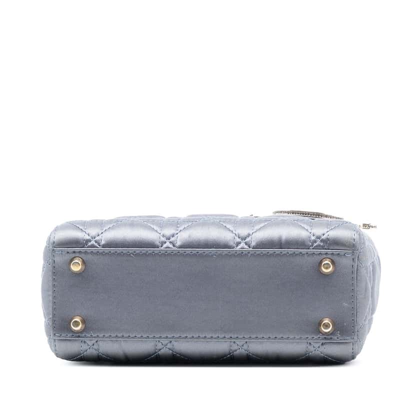 Dior Mini Satin Cannage Swarovski Crystal Lady Dior Other Very good condition - Inside View