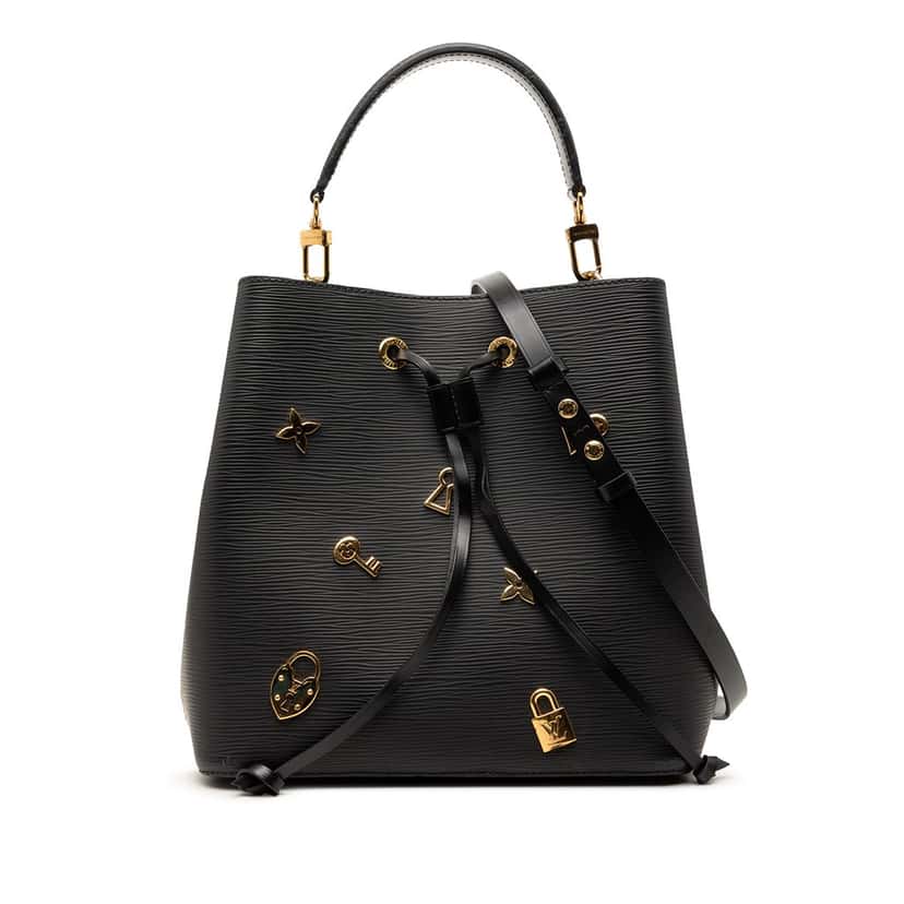 Louis Vuitton Epi Love Lock Neonoe Black Leather Good condition - Front View