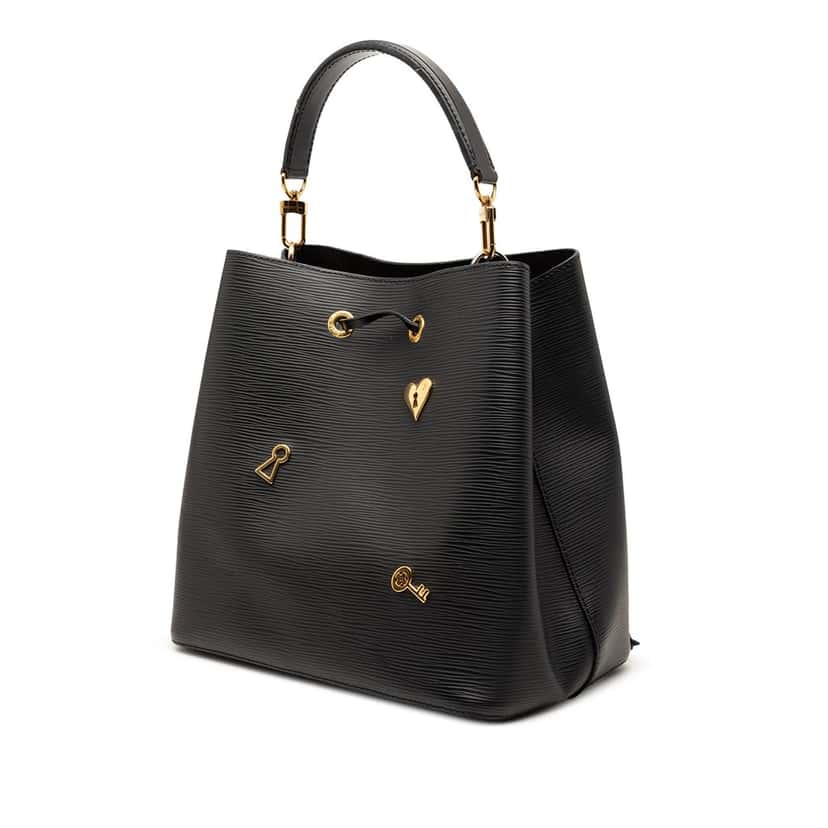 Louis Vuitton Epi Love Lock Neonoe Black Leather Good condition - Back View