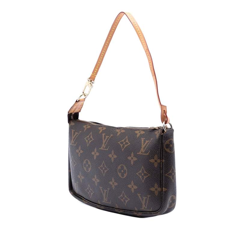 Louis Vuitton Monogram Pochette Accessoires Brown Very good condition - Back View