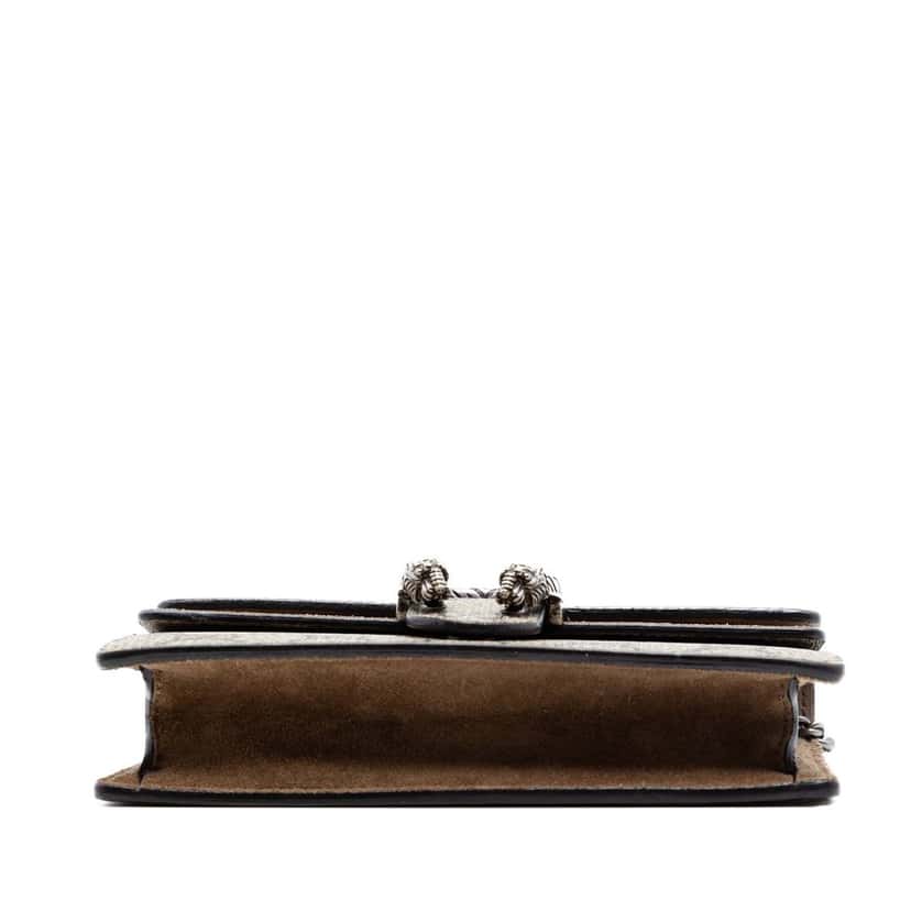 Gucci Mini GG Supreme Dionysus Crossbody Beige Very good condition - Inside View