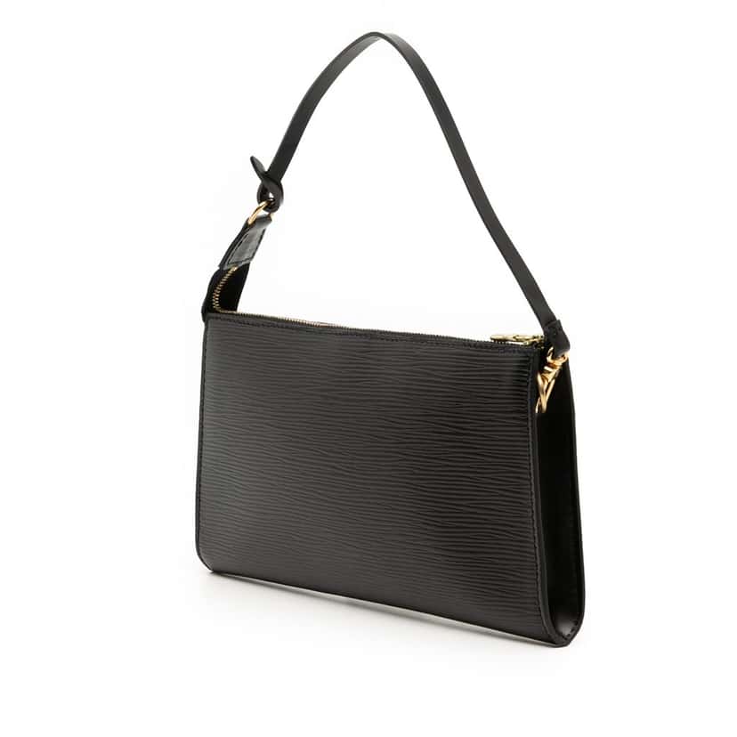 Louis Vuitton Epi Pochette Accessoires Black Leather Very good condition - Back View