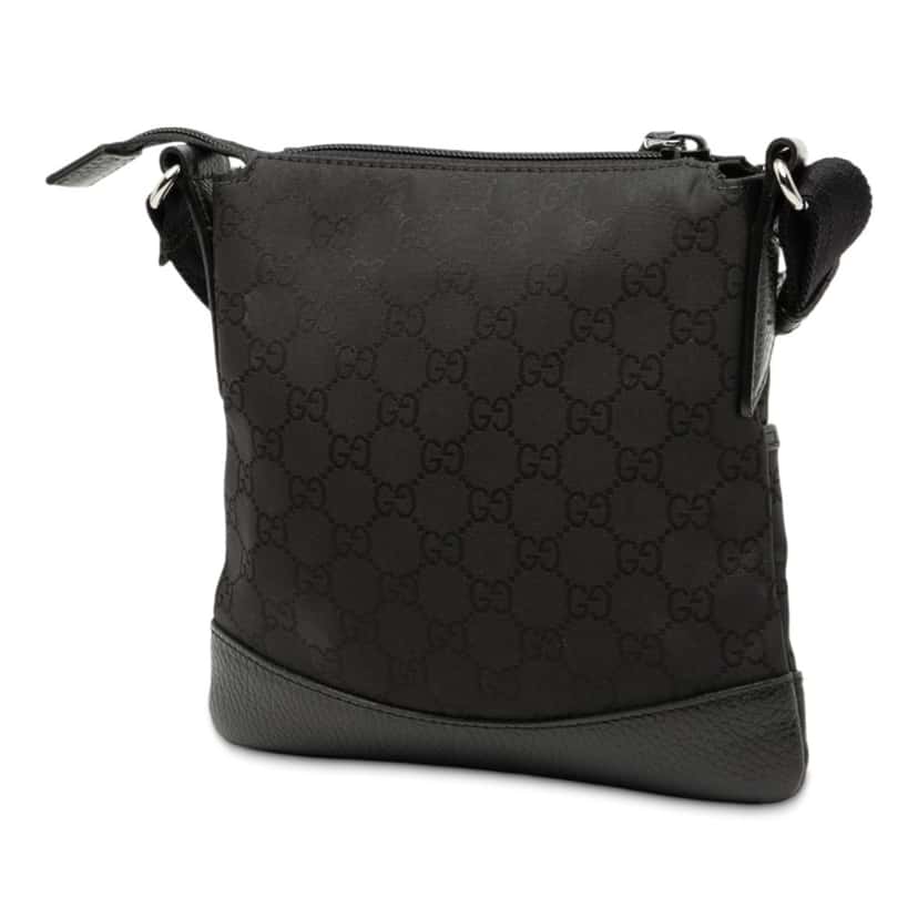 Gucci GG Nylon Crossbody Black Very good condition - Back View
