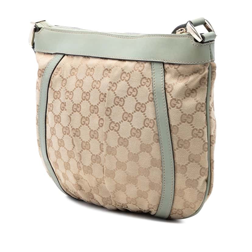 Gucci GG Canvas Abbey D Ring Crossbody Beige Very good condition - Back View