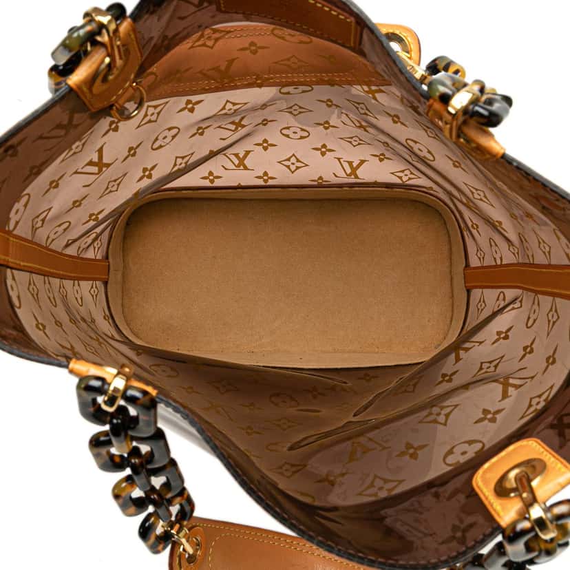 Louis Vuitton Monogram Cabas Sac Ambre MM Brown Plastic Good condition - Model View