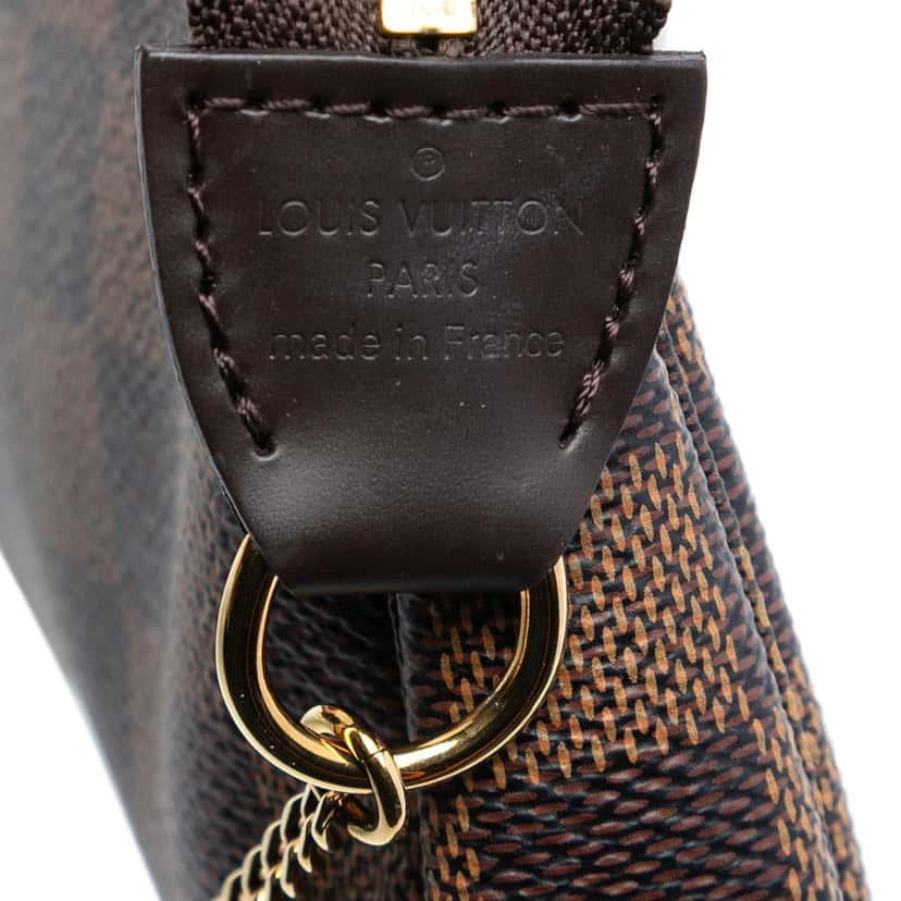 Louis Vuitton Damier Ebene Mini Pochette Accessoires Brown Very good condition - Box View