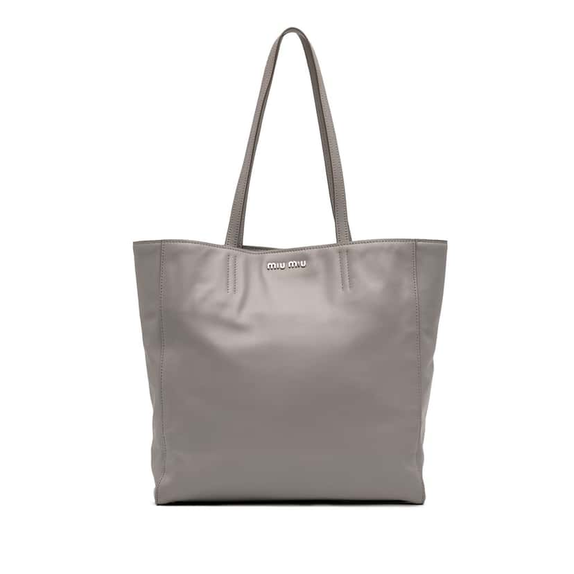 Miu Miu Vitello Soft Calf Tote Other Leather Very good condition - Front View
