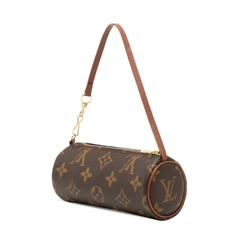 Louis Vuitton Monogram Papillon Pochette Brown Very good condition - Back View