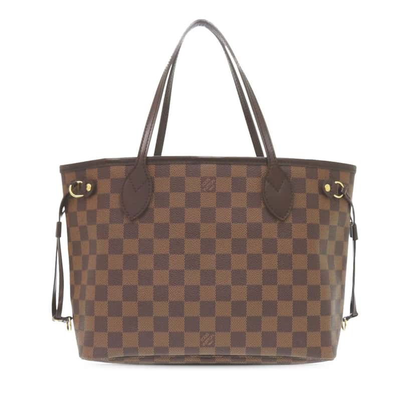 Louis Vuitton Damier Ebene Neverfull PM Brown Very good condition - Back View