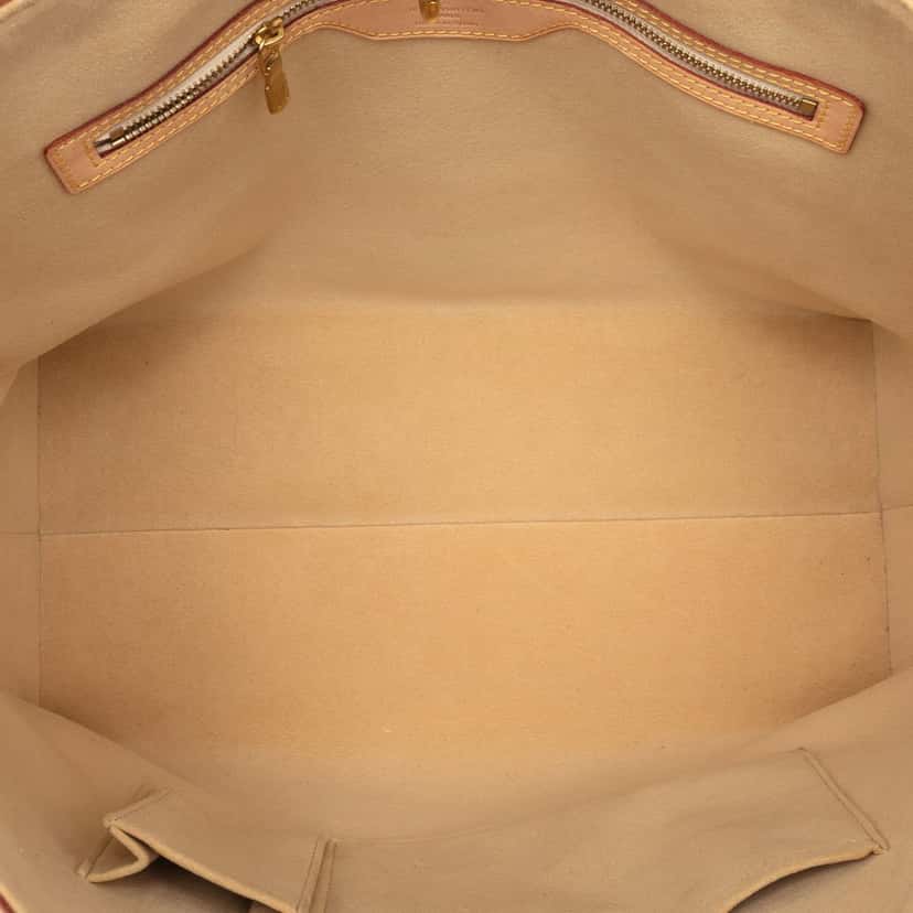 Louis Vuitton Damier Azur Hampstead MM White Very good condition - Model View