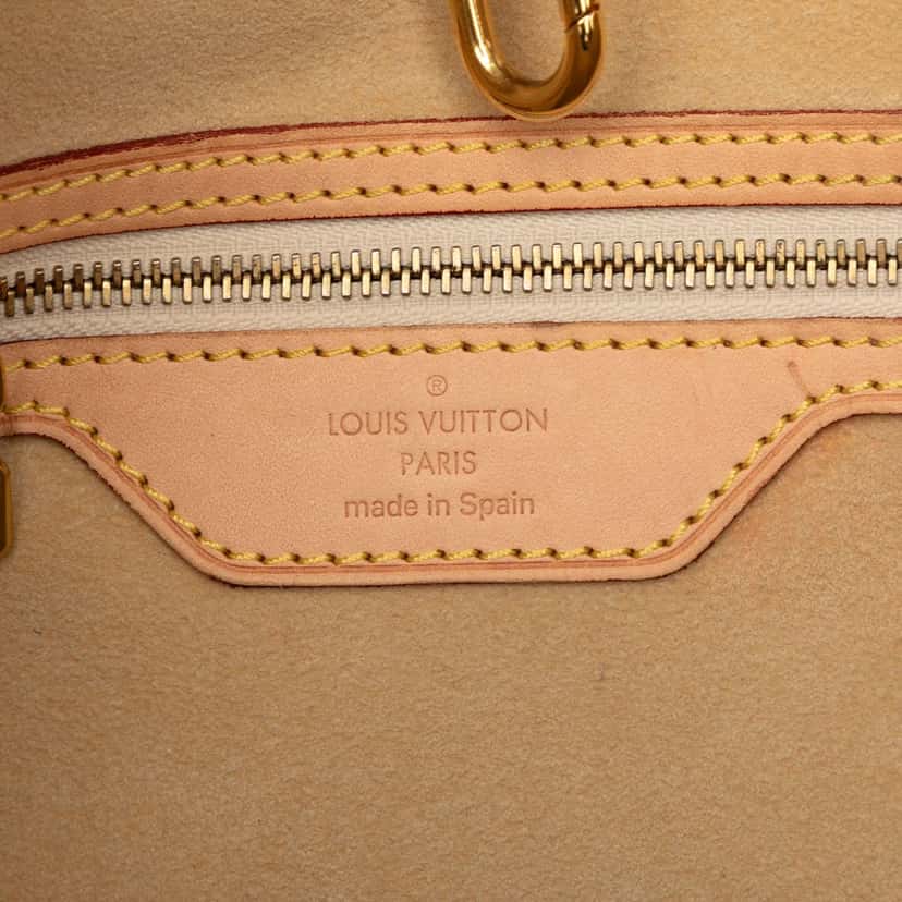 Louis Vuitton Damier Azur Hampstead MM White Very good condition - Box View