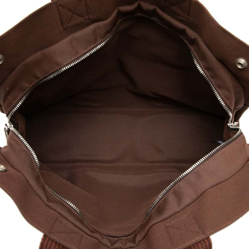 Hermès Canvas Herline MM Brown Very good condition - Model View
