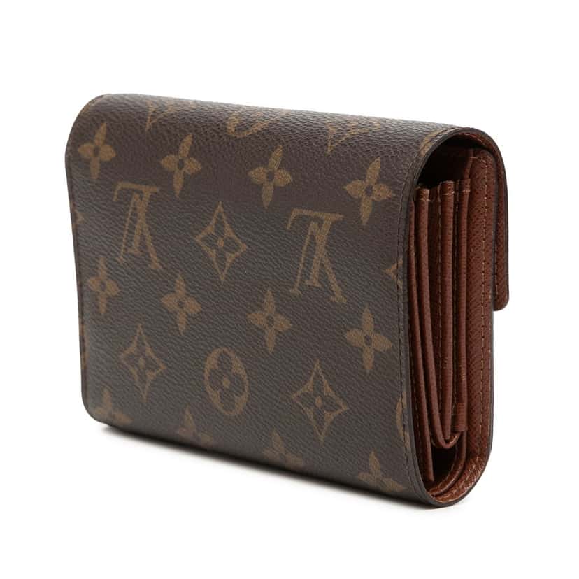 Louis Vuitton Monogram Alexandra Small Wallet Brown Very good condition - Back View