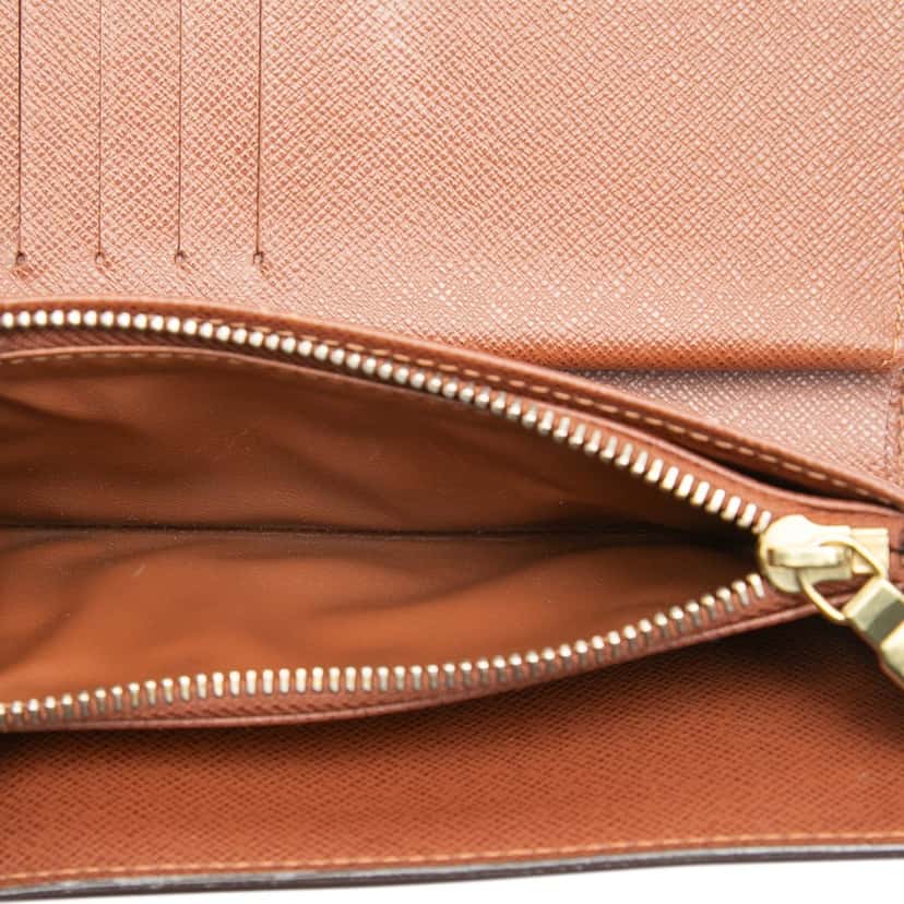 Louis Vuitton Monogram Alexandra Small Wallet Brown Very good condition - Model View