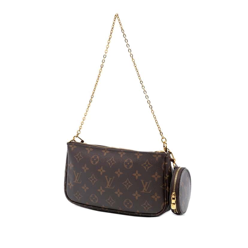 Louis Vuitton Monogram Multi Pochette Accessoires Brown Very good condition - Back View