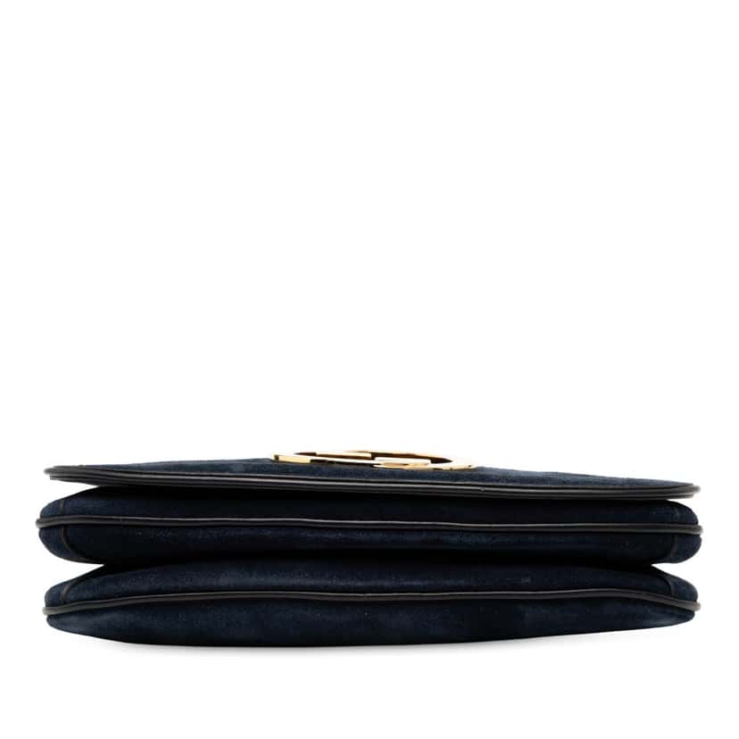 Gucci Medium Suede Blondie Crossbody Blue Leather Very good condition - Inside View