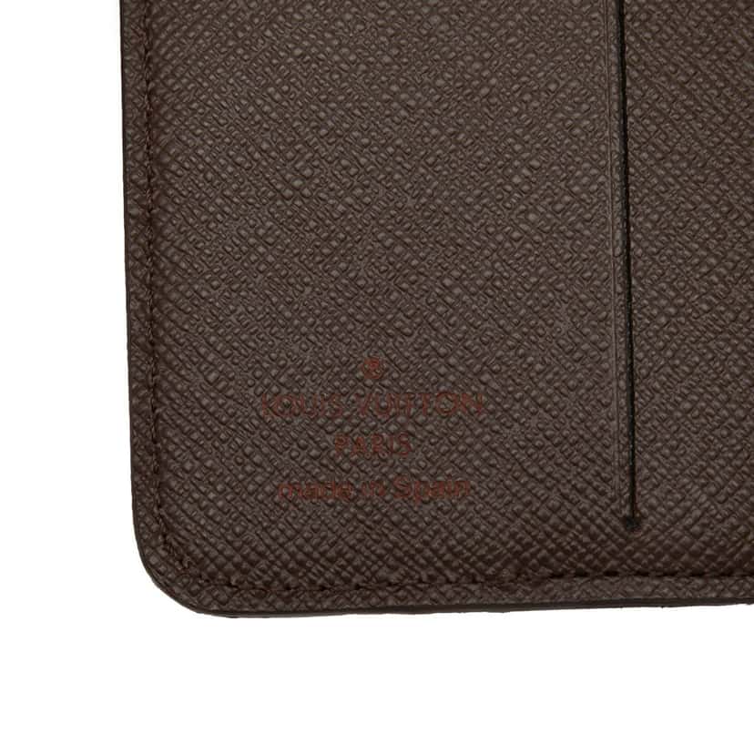 Louis Vuitton Damier Ebene Compact Zip Wallet Brown Very good condition - Box View