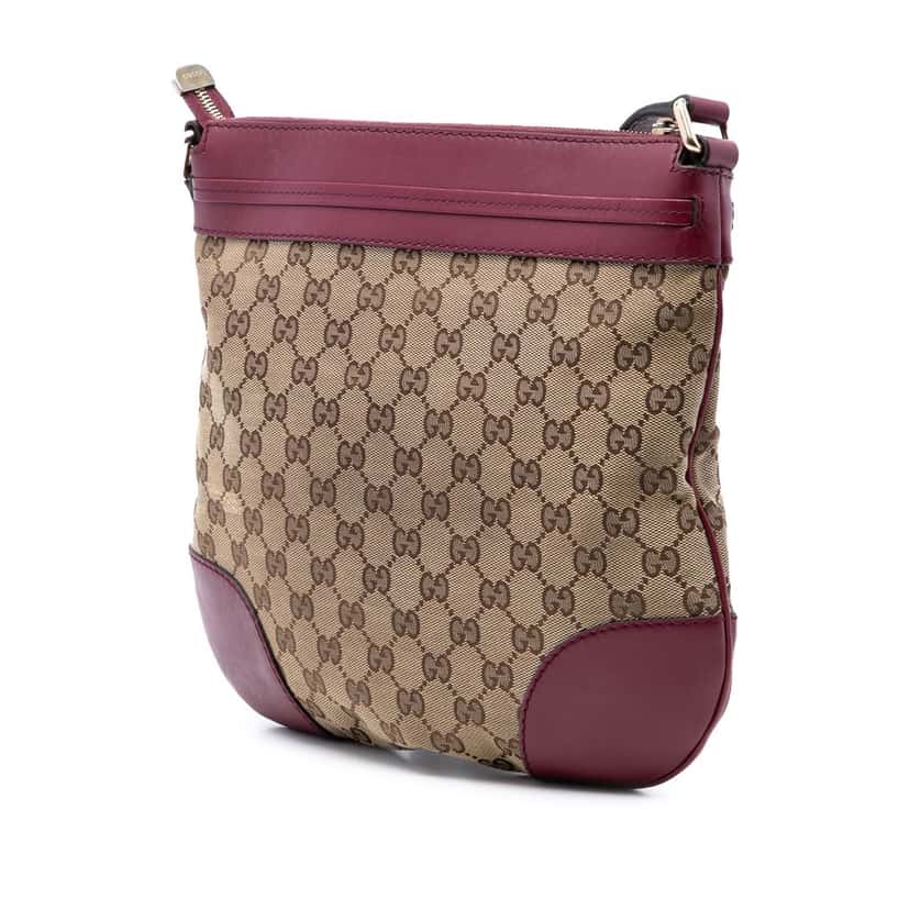 Gucci GG Canvas Mayfair Crossbody Beige Very good condition - Back View