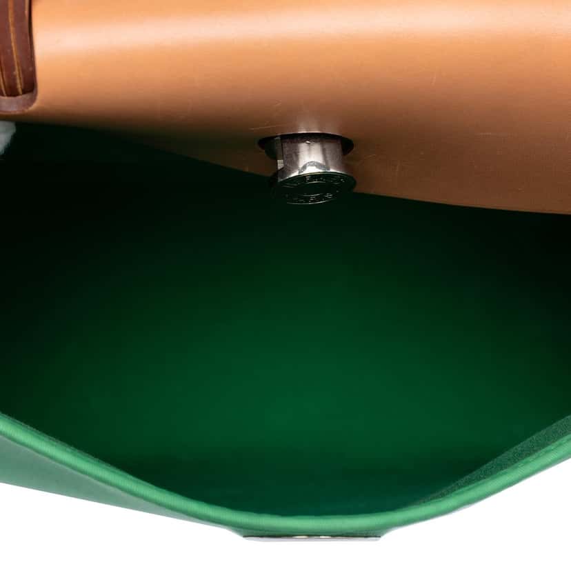 Hermès Toile Herbag Zip 31 Green Very good condition - Model View