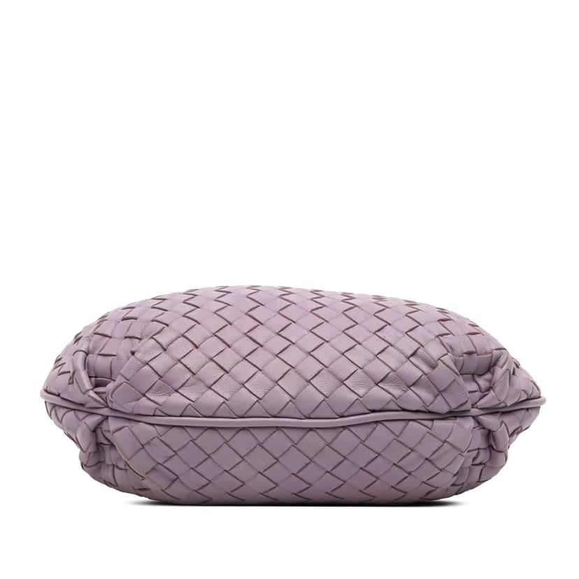 Bottega Veneta Nappa Intrecciato Crossbody Purple Leather Very good condition - Inside View