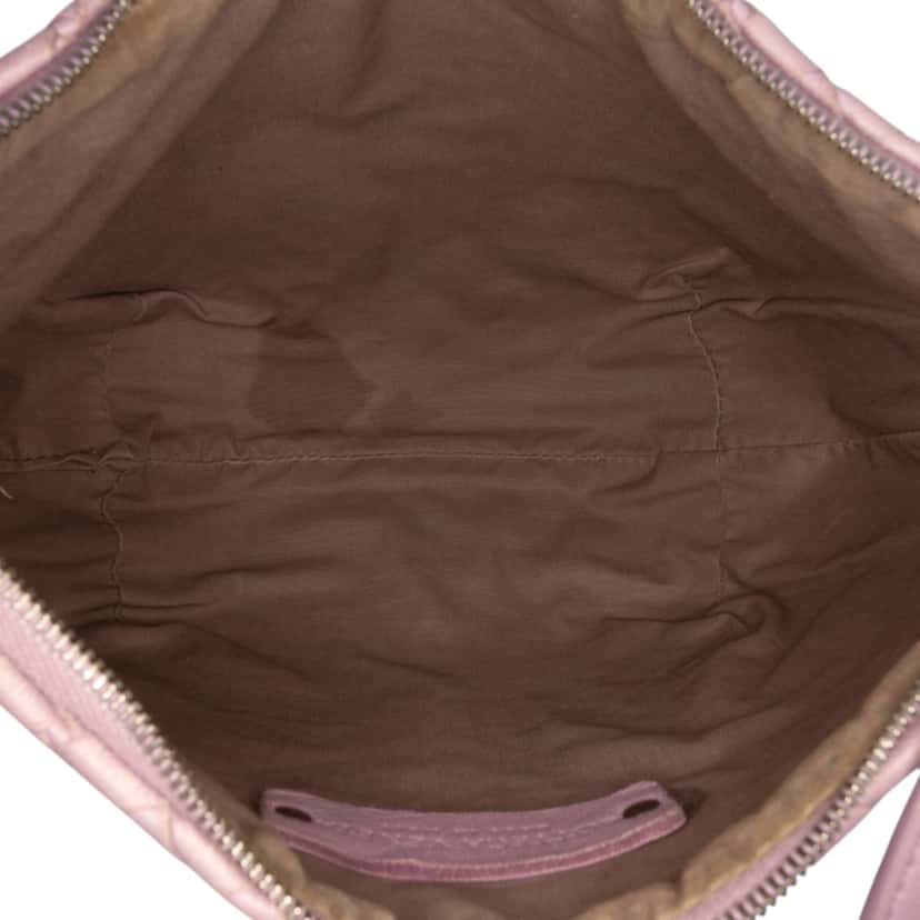 Bottega Veneta Nappa Intrecciato Crossbody Purple Leather Very good condition - Model View