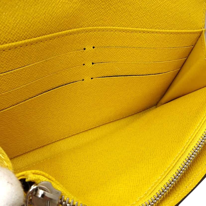 Louis Vuitton Epi Sarah Long Wallet Yellow Leather Very good condition - Inside View